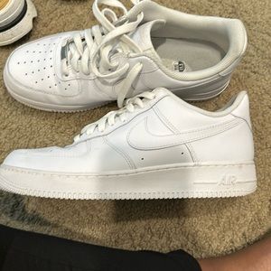 All white Air forces
